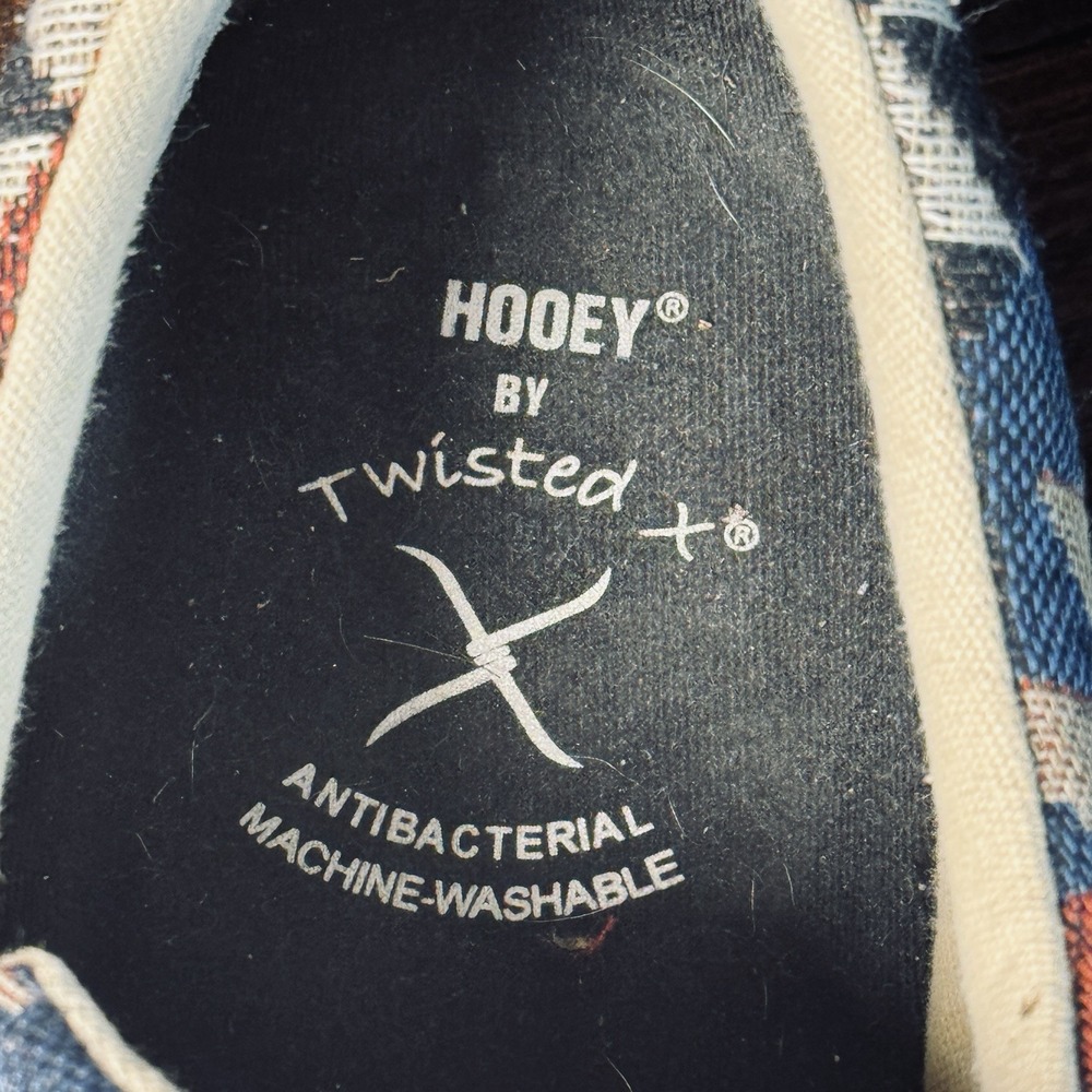 Twisted X Men's 8.5 Medium Hooey Loper Shoes Moc Toe MHYC006 Graphic Pattern - Picture 4 of 14